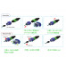 AD-FF-MT-MPO-16F MT-MPO 16芯耦合器 MT-MPO轉接器 MPO-MT適配器 16芯MOP適配器 MPO/MTP轉MT光纖配接器 對接頭 凸輪 耦合器